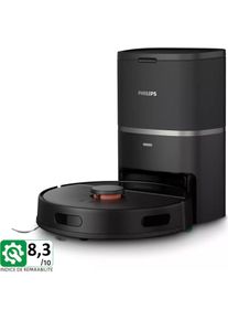 Philips HomeRun 3000 Series Aqua XU3100/01, Staubsauger Roboter, Schwarz