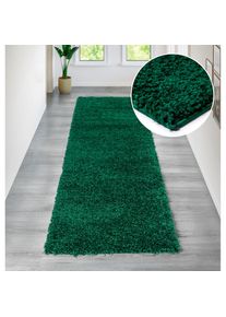 Bruno Banani L&auml;ufer &raquo;Shaggy Soft&laquo; rechteckig 30 mm H&ouml;he L&auml;ufer, Br&uuml;cke, gewebt, Uni-Farben, besonders weich