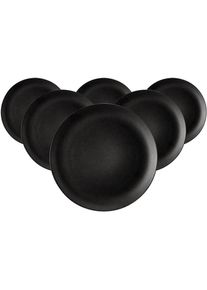 Seltmann Weiden Speiseteller &raquo;Speiseteller Liberty Velvet Black &oslash; 27, 9 cm 6er Set schwarz&laquo;