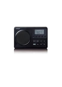 Lenco UKW-Radio &raquo;MPR-035BK&laquo; ( FM-Tuner ) tragbar, mit Display, Netz-/Batteriebetrieb