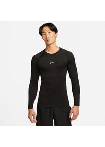 Nike Trainingsshirt &raquo;PRO DRI-FIT MEN'S LONG-SLEEVE TOP&laquo; schmale Passform, atmungsaktiv, schnell trocknend schwarz-wei&szlig;, Gr&ouml;&szlig;e XL