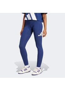 adidas Sportswear Trainingstights &raquo;W BL SJ LEG&laquo; mit hohem Bund, aus Baumwolle und Elasthan, stretchig blau, Gr&ouml;&szlig;e L