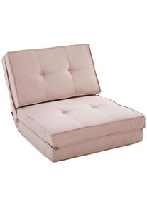 Mid.you Schlafsessel, Rosa, Textil, 70x61x80 cm, Liegefunktion, Wohnzimmer, Sofas & Couches, Schlafsofas, Schlafsessel