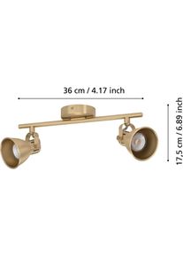 Eglo, Wandleuchte + Deckenleuchte, Seras (250 lm, GU10)