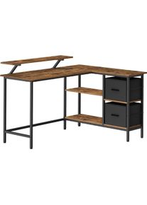 VASAGLE, Schreibtisch, Schreibtisch (135 x 105 x 89.50 cm)