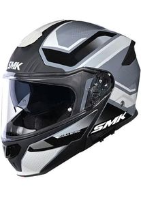 SMK Gullwing Supertour, flip up helmet , color: Matt Black/Grey/Light Grey/White , size: XL