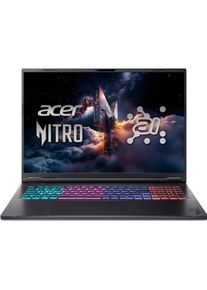 Acer Nitro 18 AI (18", 1000 GB, 16 GB, DE, AMD Ryzen AI 7 350), Notebook, Schwarz