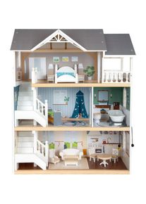 Small Foot Puppenhaus , Mehrfarbig , Holz, Kunststoff, Textil , 63x76x32 cm , Europ&auml;ischer Sicherheitsstandard , Spielzeug, Puppen & Puppenzubeh&ouml;r, Puppenh&auml;user