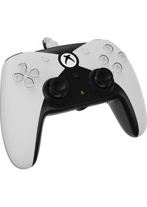 Hyperkin Controller Competitor weiss XBOX (PC, Xbox One S, Xbox Series X), Gaming Controller, Schwarz, Weiss