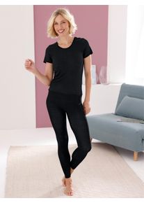 Damen Leggings in schwarz ,Gr&ouml;&szlig;e 44/46, WITT, 83% Modal, 9% Kaschmir, 8% Elasthan