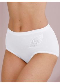 Damen Taillenslip in wei&szlig; ,Gr&ouml;&szlig;e 50, WITT, 100% Baumwolle