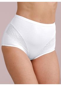 w&auml;schepur Damen Formslip in wei&szlig; ,Gr&ouml;&szlig;e 36/38, Witt, 90% Baumwolle, 10% Elasthan