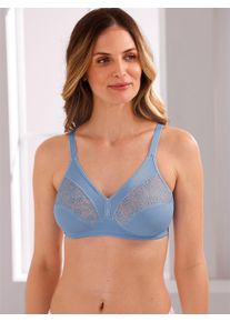 w&auml;schepur Dames Beha zonder beugel in ijsblauw ,maat 100A, Witt, 86% Polyamide, 14% Elastan