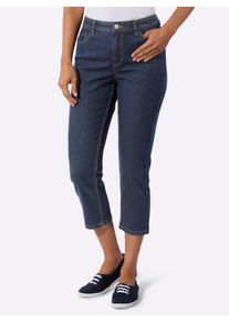Damen 5-Pocket-Jeans mit Stretch-Anteil in dark blue ,Gr&ouml;&szlig;e 44, WITT, 99% Baumwolle, 1% Elasthan