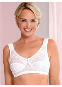 w&auml;schepur Dames Steunbeha zonder beugel in wit ,maat 90A, Witt, 85% Polyamide, 15% Elastan