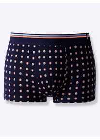 Herren Pants in marine-getupft + marine-gestreift ,Gr&ouml;&szlig;e 10, Witt, 95% Baumwolle, 5% Elasthan