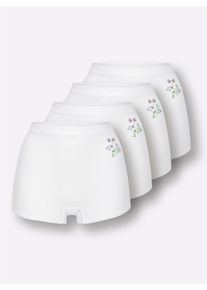 w&auml;schepur Dames Panty in wit ,maat 38, Witt, 95% Katoen, 5% Elastan