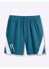 Heren Functionele broek met logoprint in topaas ,maat 48/50, Witt, 100% Polyester