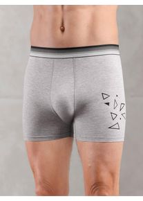 Herren Pants in grau-meliert ,Gr&ouml;&szlig;e 10, Witt, 55% Baumwolle, 40% Polyester, 5% Elasthan