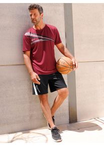 Damen Funktionshose mit Logo-Druck in schwarz ,Gr&ouml;&szlig;e 48/50, Witt, 100% Polyester