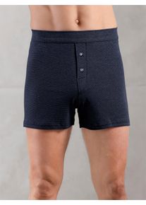 Herren Boxershorts in marine-geringelt ,Gr&ouml;&szlig;e 6, Witt, 75% Baumwolle, 25% Polyester