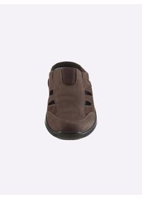 Heren Clog van Jomos, made in Germany in bruin ,maat 40, Witt, 90% Nubuckleer, 10% Textiel