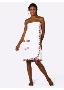 Dames Saunakilt in wit ,maat 36-44, WITT, 100% Katoen