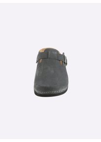 MUBB Heren Clog met gevoerd memory-voetbed in grijs ,maat 40, Witt, 100% Su&egrave;de