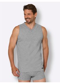 Herren Shirt in schwarz + grau-meliert + marine ,Gr&ouml;&szlig;e 5, Witt, 100% Baumwolle