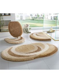 Kleine Wolke unisex Badmat in beige ,maat 8 - Dekselovertrek, Witt, 100% Polyacryl