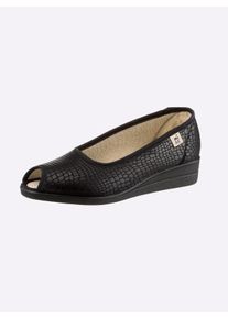 Damen Slipper mit Antirutsch-Sohle in schwarz ,Gr&ouml;&szlig;e 40, WITT, 100% Textil