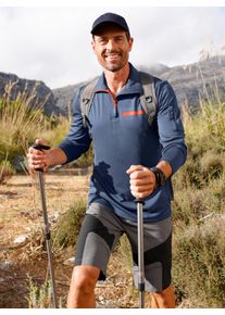 Herren Sweatshirt in Interlock-Qualit&auml;t in rauchblau ,Gr&ouml;&szlig;e 64/66, Witt, 100% Polyester