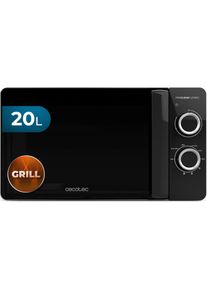 Cecotec Magnetron Proclean 3130 Flatbed 700 W 1150 W 20 L, Mikrowelle, Schwarz