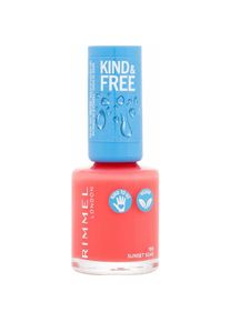Rimmel London, Nagellack, RIMMEL Kind & Free Clean Nail Polish lakier do paznokci 155 Sunset Soar 8ml (155, Sunset Soar, Farblack)
