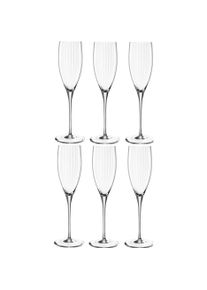 Leonardo Sektglas Poesia 250 ml, 6 St&uuml;ck, Transparent, Weingl&auml;ser, Transparent