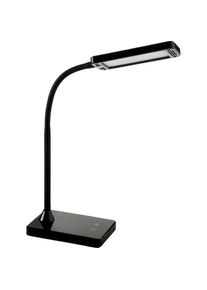 Alco, Tischlampe, LED-Schreibtischleuchte schwarz (360 lm)