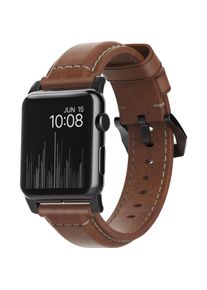 Nomad Traditional Strap (44 mm, Leder), Uhrenarmband, Braun, Schwarz
