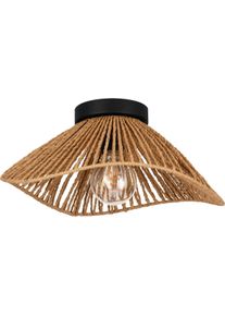 Eglo, Wandleuchte + Deckenleuchte, Deckenleuchte Lavister natur (E27)