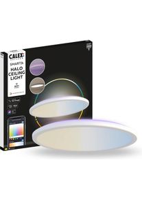 calex, Wandleuchte + Deckenleuchte, Halo Smart Decke - Smart Deckenlampe 40 cm - RGB und warmes weisses Licht - Weiss