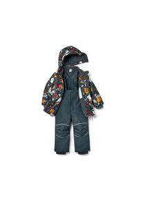 Tchibo - 2-teilige Schneekombi - Unisex - Gr. 110/116 - blau/print