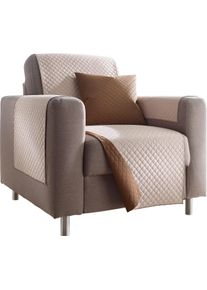 unisex Woonserie beige/choco Maat 40x40 cm - Kussenovertrek