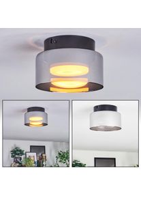 hofstein Folar Plafonnier LED Noir, 1 lumi&egrave;re