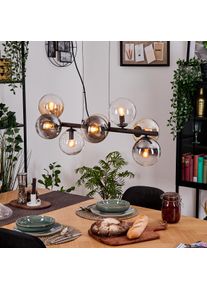 hofstein Gastor Lampa wisząca, Kula świetlna, Lampa wisząca W kolorze bursztynu, Przezroczysty, Przydymiony, 8-punktowe