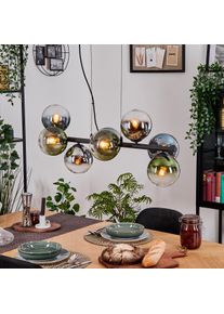 hofstein Gastor Lampa wisząca, Kula świetlna, Lampa wisząca Niebeieski, Chrom, Zielony, Przezroczysty, Przydymiony, 8-punktowe