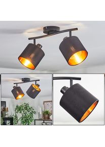 hofstein Alsen Plafoniera, Faretto da soffitto Nero, 2-Luci