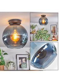 hofstein Koyoto Lampa sufitowa, Kula świetlna 25 cm Niebeieski, Przezroczysty, 1-punktowy