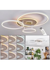 hofstein Dorin Plafonnier LED Sable, 1 lumi&egrave;re, T&eacute;l&eacute;commandes