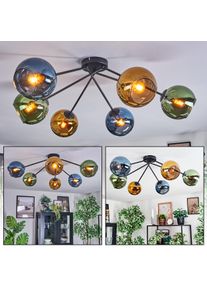 hofstein Koyoto Plafoniera, Lampada a sfera 77.5 cm Blu, Oro, Verde, 6-Luci