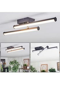 hofstein Fenol Plafonnier LED Noir, 1 lumi&egrave;re