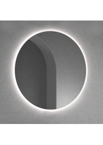 neoro n50 Meuble bas l : 140 cm, 1 tiroir, vasque &Oslash; 40 cm blanc mat, avec miroir n30,, BN0064WM+BN0492WH+BN0408W1+BN0012MI,